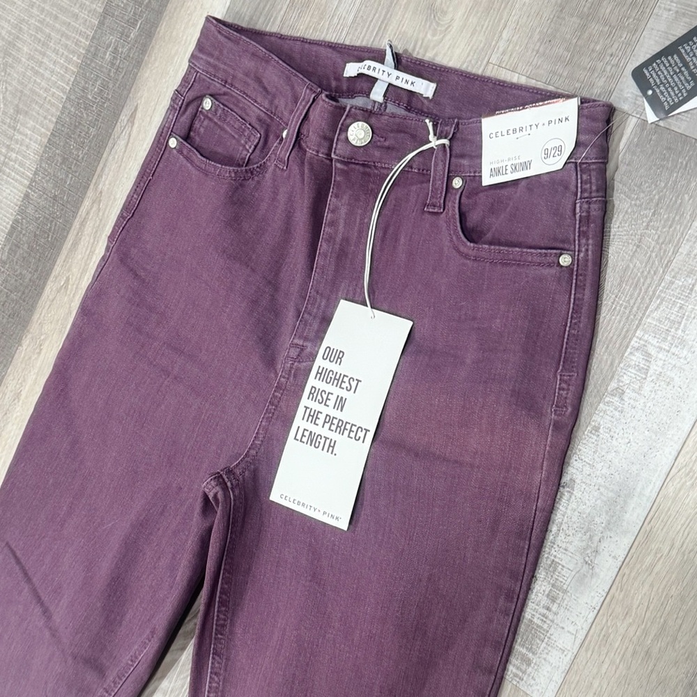 NWT celebrity pink high rise ankle skinny ❤️ - Picture 7 of 7